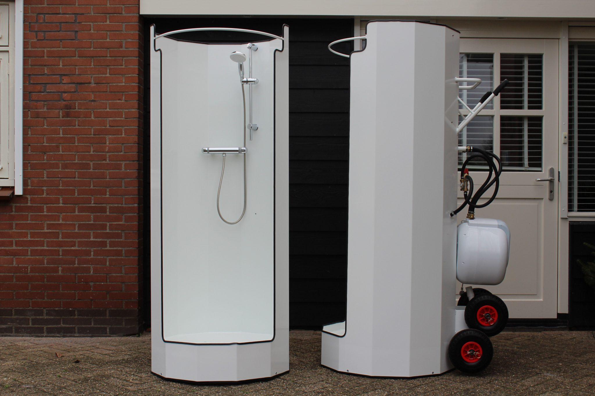 Mobiele douchecabine huren Vos Sanitair Verhuur